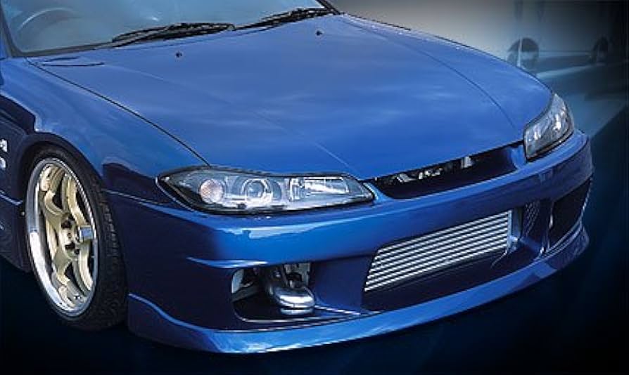 S15 シルビア ベルテックス Lang フロントバンパー 割れ有　手渡し限定 S15 シルビア ベルテックス Lang フロントバンパー 割れ有